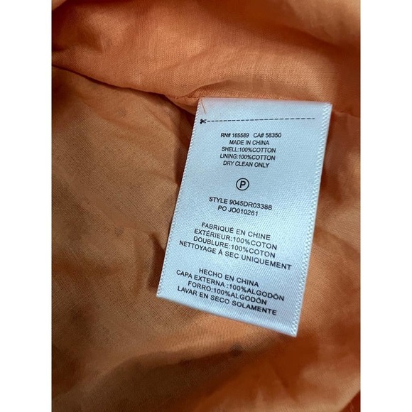 Joie Tillman Mini Cotton Dress Melon Color Size S NWT​​​ - Picture 4 of 7